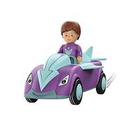 Toddys by siku 0114, Jim Jumpy, Vehículo de 3 piezas, Interconectable, Incluye figura móvil, Motor de fricción, Lila/Turquesa, A partir de 12 meses