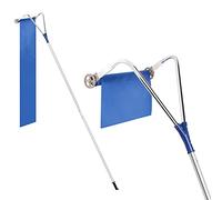Todeco Nieve rastrillo Pala de Nieve Tejado nevado Quitar la, Pala de Nieve Ajustable 170-650cm, Tela Oxford 450 * 42cm