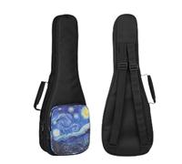 Todikaper Funda para guitarra ukelele de 53/60/66/76 cm, impermeable, ligera, portátil, con diseño de estrella azul, correa para el hombro, como lo muestra la imagen, 23inch