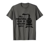 Todo a Bordo para un Gran Viaje en Tren de un día Camiseta