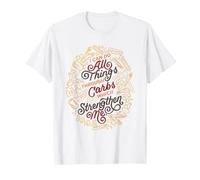 Todo a través de carbohidratos Divertido Amante de la Pasta Camiseta
