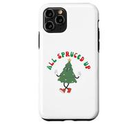Todo arreglado Divertido árbol de Navidad Bougie Juego de Palabras Groovy Navidad Carcasa para iPhone 11 Pro
