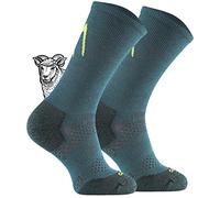 TODO BP Calcetines de senderismo de merino para hombre, mujer, niños. Calcetines de senderismo de lana merina transpirable, antiampollas - Producción en la UE, 39-42