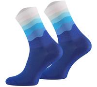 TODO Calcetines de ciclismo para hombre y mujer, transpirables para ciclismo de carretera, Calcetines de ciclismo con diseño para hombre, también ideales como calcetines para correr., 43-46