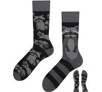 TODO Calcetines divertidos para hombres y mujeres, calcetines novedosos para hombre, regalo de Navidad, calcetines divertidos, producción de la UE, Raccoon Life, Large
