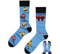 TODO COLORES Calcetines de fantasía - Animales del bosque - Calcetines divertidos - bosque, animales, hojas, árboles, zorro, 43-46