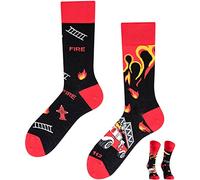 TODO Colores Calcetines divertidos con estampados - Multicolores, coloridos, locos para la alegría de vivir, 43-46