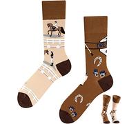 TODO Colores Calcetines divertidos con estampados - Multicolores, coloridos, locos para la alegría de vivir, 39-42