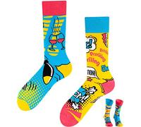 TODO COLOURS Calcetines casuales mixtos - Comic Blitz Explosion - divertidos calcetines para individualistas Bombe Boom 43-46