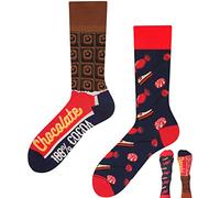 Todo Colours - Calcetines divertidos, multicolores, curiosos, con motivos alegres y llamativos, con mensajes en distintos idiomas, 35-38