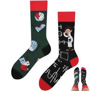 TODO Colours Divertidos calcetines con diseño - Multicolor, colorido, loco para la alegría de vivir, 39-42