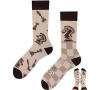 TODO Colours Divertidos calcetines con diseño - Multicolor, colorido, loco para la alegría de vivir, 43-46