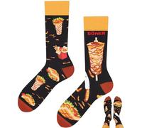 TODO Colours Divertidos calcetines con diseño - Multicolor, colorido, loco para la alegría de vivir, Calcetines Doner, 43-46
