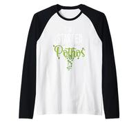 Todo comenzó con un baches para Plantas de casa o Pothos Camiseta Manga Raglan