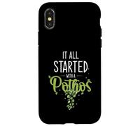 Todo comenzó con un baches para Plantas de casa o Pothos Carcasa para iPhone X/XS