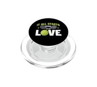 Todo Comienza con Amor - Tenista Amante del Tenis PopSockets PopGrip para MagSafe