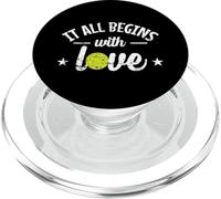 Todo comienza con el tenis de amor PopSockets PopGrip para MagSafe