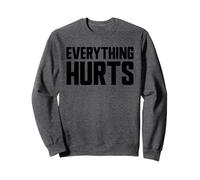 Todo Duele Divertido Entrenamiento en el Gimnasio Todo Duele Sudadera
