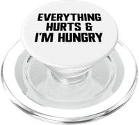 Todo Duele y Estoy Hambriento Divertido Gimnasio de Entrenamiento PopSockets PopGrip para MagSafe