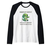 Todo el Cuerpo Dice Que Pero no es el Cuerpo Actualmente Quiere verme más Tarde Camiseta Manga Raglan