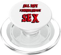 Todo el día sueño con Sexo | Song Humor Dreamy Sexy PopSockets PopGrip para MagSafe