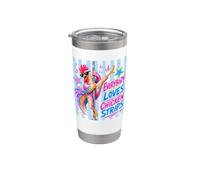 Todo el mundo ama las tiras de pollo Vaso térmico de acero inoxidable de doble pared