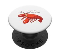 Todo el Mundo ama un Bonito trozo de Cola Maine Lobster Humor para Adultos PopSockets PopGrip Adhesivo