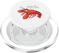 Todo el Mundo ama un Bonito trozo de Cola Maine Lobster Humor para Adultos PopSockets PopGrip para MagSafe