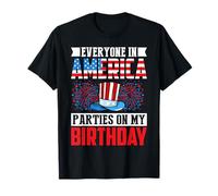 Todo el Mundo en América Fiestas en mi cumpleaños Camiseta