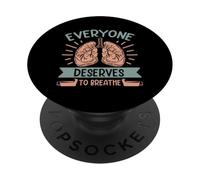 Todo el mundo merece respirar PopSockets PopGrip Adhesivo