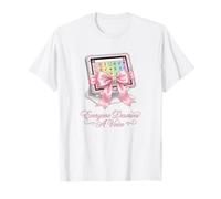 Todo el Mundo Merece una Tableta AAC de Voz Pink Bow Terapia del Habla Camiseta