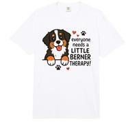 Todo el Mundo Necesita un Poco de Terapia Berner - Bernese Mountain Comfort Colors Adult Heavyweight T-Shirt