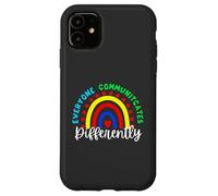 Todo el Mundo se comunica de Manera Diferente Conciencia sobre el Autismo Arco Carcasa para iPhone 11