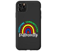 Todo el Mundo se comunica de Manera Diferente Conciencia sobre el Autismo Arco Carcasa para iPhone 11 Pro MAX