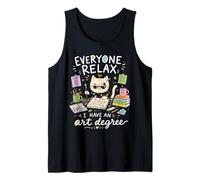 Todo el Mundo se relaja Tengo un título de Arte Divertido Artista Camiseta sin Mangas