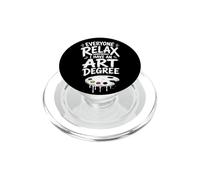 Todo el Mundo se relaja Tengo un título de Arte Divertido Artista PopSockets PopGrip para MagSafe