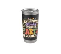 Todo el mundo se relaja Tengo un título de arte Divertido Artista Vaso térmico de acero inoxidable de doble pared