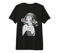 Todo el Mundo Tiene Derecho a mi opinión Sarcástica Pop Art Girl Camiseta Premium