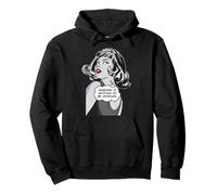 Todo el Mundo Tiene Derecho a mi opinión Sarcástica Pop Art Girl Sudadera con Capucha