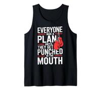 Todo el Mundo Tiene un Plan hasta Que se Les golpea en la Boca Camiseta sin Mangas