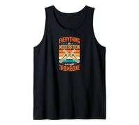 Todo en moderación Excepto trombón Estilo Retro Camiseta sin Mangas