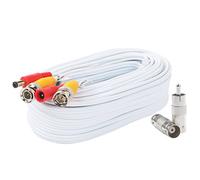TODO en uno de imágenes prediseñadas postta BNC Video Cable de alimentación cámara de seguridad de vídeo Cable cable con dos conectores para CCTV DVR de vigilancia system-1pk