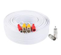 Todo en uno de imágenes prediseñadas postta BNC Video Cable de alimentación cámara de Seguridad de vídeo Cable Cable con Dos Conectores para CCTV DVR de vigilancia system-1pk