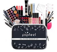 Todo en Uno Maquillaje Juego, 30 Piezas Kit de Regalo de Maquillaje con Sombras de Ojos Paleta Lápiz Labial, Completo Belleza Cosmética Makeup Set para Mujeres y Niñas