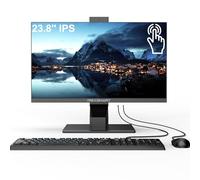 Todo en uno PC de Escritorio computadora Pantalla táctil Core i7(hasta 3.8GHz) 23.8'' Todo en uno computadora 8GB RAM 512GB SSD Webcam de Doble Banda WiFi Bluetooth 4.2 ángulo de Pantalla Ajustable