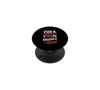 Todo es diversión y Juegos hasta Que Alguien rompe un bajo de caña PopSockets PopGrip Adhesivo