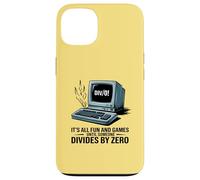 todo es diversión y juegos hasta que alguien se divide por cero matemáticas Carcasa para iPhone 13