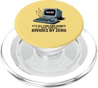 todo es diversión y juegos hasta que alguien se divide por cero matemáticas PopSockets PopGrip para MagSafe