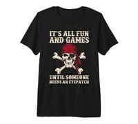 Todo es Divertido y Juegos hasta Que Alguien Necesita un Parche Divertido Camiseta Premium