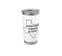 Todo es más grande en Texas Eres tan ayer Vaso térmico de acero inoxidable de doble pared